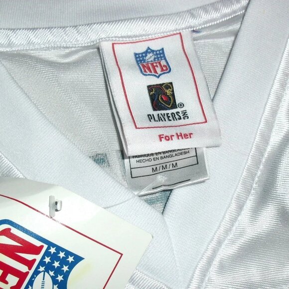 Terrell Owens Womens Philadelphia Eagles White Jersey sz. Medium New Tags Nfl - Picture 3 of 3